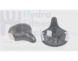 Reebok Indoor Cycle Saddle Seat W/Round Stud Clamp Style L 318mm x W 335mm 93079 - hydrafitnessparts