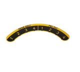 Matrix Fitness Cam Adjustable Direction Label 1000411816 for G7 Pec Fly Rear Delt Strength Equipment Replacement Part for Commercial Gym Machines