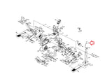Horizon Fitness EX59-04 Elliptical Right upper Arm Rest Set Semi Assembly 1000466869