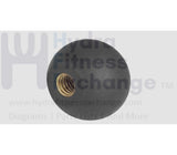 Round Black Pull Knob Replacement for Bike Gym Pop Pin | Commercial & Home Gym - hydrafitnessparts