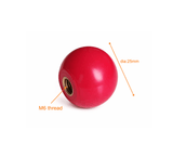 Round Red Pull Knob Replacement for Bike Gym Pop Pin 25mm Dia M8 Thread Home Gym - hydrafitnessparts