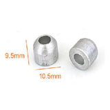 Gym Cable End Size 9.5 x 10.5mm - 6mm ID Strength System - Swage Stop