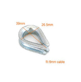 Cable Wrap Loop Thimble For 6mm Cable Strength System
