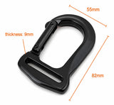 Large Snap Link Clip Caribener For Cable Gym Attachment Size 82L x 55mm W Strength System