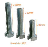 Strength System Threaded Cable Connector M12 x 60mm Gym Cable Replacement Part