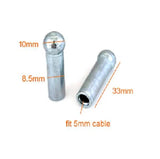 Shank Ball stop for 5mm Gym Cable Size 33 x Φ10od - Φ8.5id Strength System
