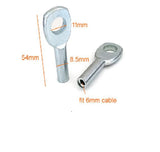 Stake Marine Eye Cable End For 6mm Gym Cable Size 54mm-Φ11mm Od(Hole) - φ8.5 Id