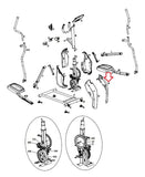 Schwinn Fitness 411 -100734 510E Elliptical Left Front Shroud 801-6151 - hydrafitnessparts