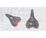Schwinn Indoor Cycle Saddle Seat Length 260mm (10.23") x W 150mm (5.9") 8016027 - hydrafitnessparts