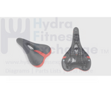 Schwinn Indoor Cycle Saddle Seat Length 260mm (10.23") x W 150mm (5.9") 8016027 - hydrafitnessparts