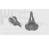 Schwinn Indoor Cycle Saddle Seat Length 260mm (10.23") x W 175mm (6.89") 8016027 - hydrafitnessparts