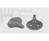 Schwinn Indoor Cycle Saddle Seat Length 270mm (10.63") x Width 250mm (9.84") - hydrafitnessparts