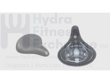 Schwinn Indoor Cycle Saddle Seat W/Round Stud Clamp Style L 273mm x W 250mm - hydrafitnessparts