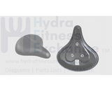 Schwinn Indoor Cycles Narrow Saddle Seat 3 Bolts Base L 273mm x W 250mm 004 - 1422 - hydrafitnessparts