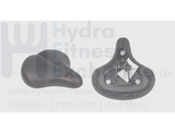 Schwinn Stationary Bike Saddle Seat Round Stud Clamp Style 275mm x 275mm 8002124 - hydrafitnessparts