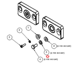 SciFit Miscellaneous Cardio Yellow Zink Split Washer 5/16" 33892 - hydrafitnessparts
