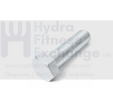 SciFit Stepper Step Hex Head Screw M16 - 1.5 x 55mm 11114268 - hydrafitnessparts