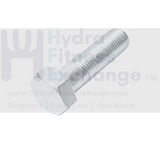 SciFit Stepper Step Hex Head Screw M16 - 1.5 x 55mm 11114268 - hydrafitnessparts