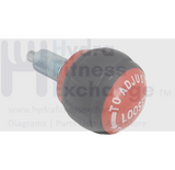 Seat Pop Pin Knob Size 1" Thread Pin M16 - Dia 5/16" - L 1.06" Red Stationary Bike - hydrafitnessparts