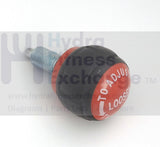 Seat Pop Pin Knob Size 1" Thread Pin M16 - Dia 5/16" - L 1.06" Red Stationary Bike - hydrafitnessparts