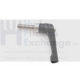 Seat Post Pin Size Of Black Knob 3.15"(80mm) - Thread Of Pin 5 - 16" (M8) - Length: 1.18" (30mm) Stationary Bike - hydrafitnessparts