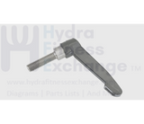 Seat Post Pin Size of Black Knob 4.33" (110mm) - Thread Pin M12 - Pin Length 1 - 3 - 4" (45mm) Stationary Bike - hydrafitnessparts