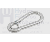 Snap Link Clip For Cable Gym Attachment Fixed Position Φ6 x 60mm Strength System - hydrafitnessparts