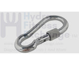 Snap Link Clip For Cable Gym Attachment w Safety Lock Φ8 x 80 Strength System - hydrafitnessparts