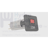 Sole Spirit Fitness Treadmill Circuit Breaker 15A F020005 F020011 Formerly F020005 - hydrafitnessparts