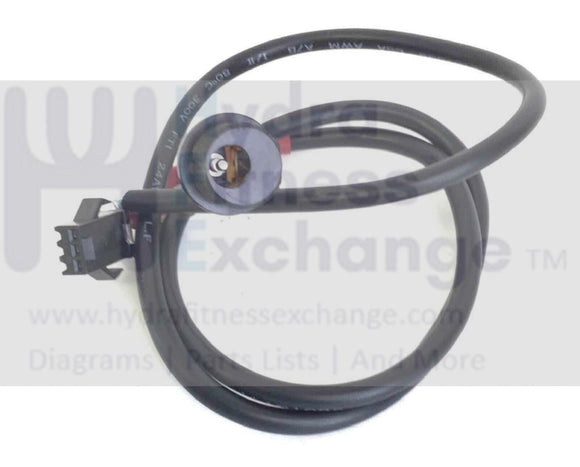 Sole Spirit Residential Elliptical Input Jack DC Power Inlet Wire Harness E060703 000185 - hydrafitnessparts