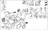Sportsart E81 E80 Elliptical Left Stride Rail Joint Inner Cover E80-68 - hydrafitnessparts