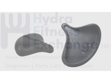 Star Trac Indoor Cycles Saddle Seat Spinner 4 x M6 Screws Base L 290mm x W 300mm - hydrafitnessparts