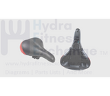 Star Trac Indoor Cycles Saddle Seat Spinner Blade L 268mm x W 175mm 740 - 8078 - hydrafitnessparts