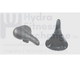 Star Trac Indoor Cycles Saddle Seat Spinner Length 268mm x Width 175mm 727 - 0060 - hydrafitnessparts