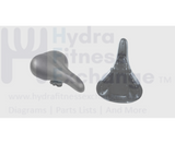 Star Trac Indoor Cycles Saddle Seat Spinner Length 268mm x Width 175mm 727 - 0060 - hydrafitnessparts