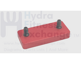 Star Trac Rectangular Bolt Stop (Red) Size 5 - 16 - 18 x 1.4cm Stationary Bike - hydrafitnessparts
