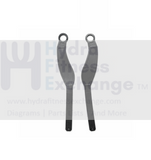 Star Trac Staionary Bike Pedal Strap Pair 718 - 5085 - 01 & 718 - 5085 - 02 - hydrafitnessparts