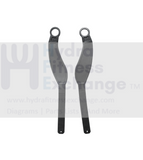 Star Trac Staionary Bike Pedal Strap Pair 718 - 5085 - 01 & 718 - 5085 - 02 - hydrafitnessparts