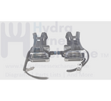 Star Trac Stationary Bike Left & Right Foot Pedal Pair W/O SPD 740 - 6898 & 95129 - hydrafitnessparts