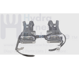Star Trac Stationary Bike Left & Right Foot Pedal Pair W/O SPD 740 - 6898 & 95129 - hydrafitnessparts