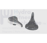 StarTrac Indoor Cycles Saddle Seat Spinner L 268mm x W 175mm 727 - 0022 & 740 - 8077 - hydrafitnessparts