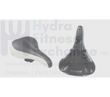 StarTrac Indoor Cycles Saddle Seat Spinner L 268mm x W 175mm 727 - 0022 & 740 - 8077 - hydrafitnessparts