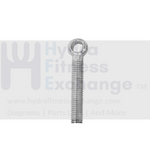 Steel Eyelet Link For Cable Stoper Threaded Anchor Assembly M12 Strength System - hydrafitnessparts