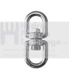 Steel Swivel Pivot Connector Size Diameter 8mm length 90mm Strength System - hydrafitnessparts