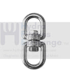 Steel Swivel Pivot Connector Size Diameter 8mm length 90mm Strength System - hydrafitnessparts