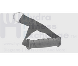 Strap Handle Stirrup For Cable Home Gym 36 x 133mm - 230mm Overall - hydrafitnessparts