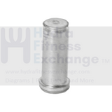 Strength System Cable Connector Clevis Pin 27x10mm 12mm Gym Cable Part - hydrafitnessparts
