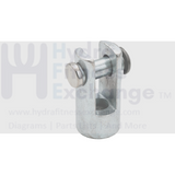 Strength System Cable Connector w Clevis Pin Clip 21x46mm 10mm ID Gym Cable - hydrafitnessparts