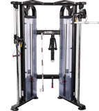 STS Functional Cable Crossover Machine Black Dual Adjustable Pulley Strength Trainer with 200 lb Weight Stack, Commercial Multi Gym System for Home Gym Full Body Strength Training - hydrafitnessparts