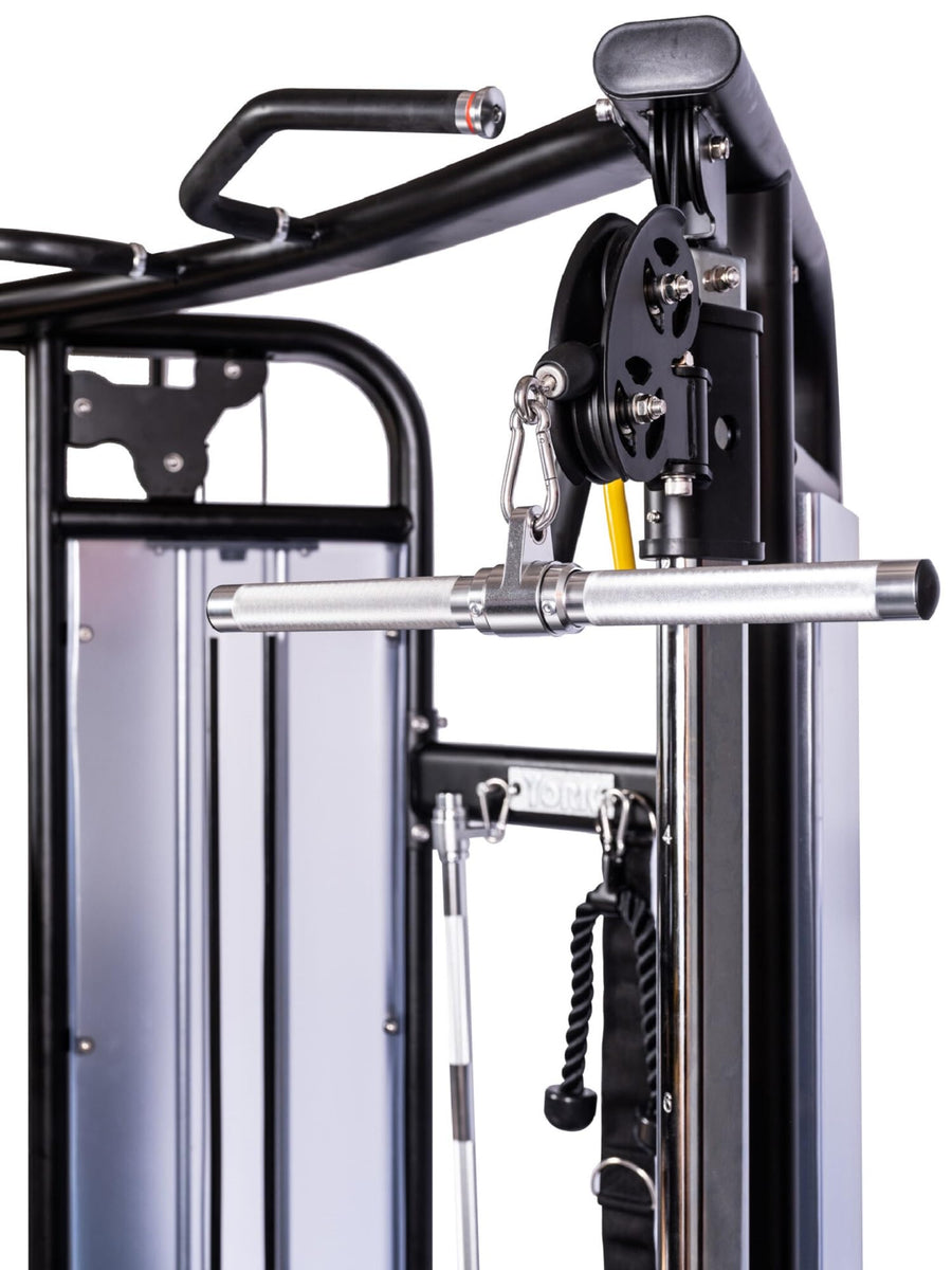 STS Functional Cable Crossover Machine Black Dual Adjustable Pulley St ...